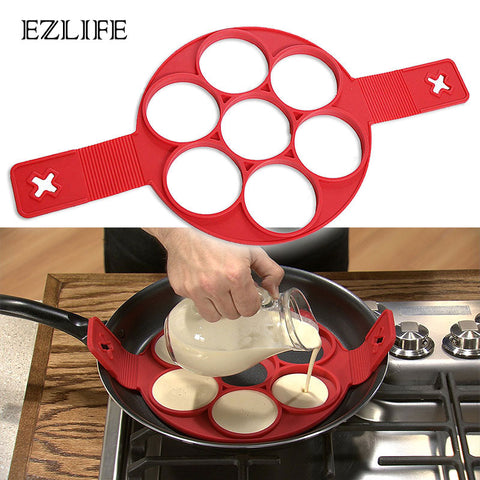 Fried Egg Pancake Maker Nonstick Cooking Tool Round Heart