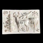 Christmas Silicone Fondant Mold Cake Chocolate Decorating Baking Mould Tools