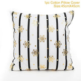 45x45cm Cotton Linen Merry Christmas Cover