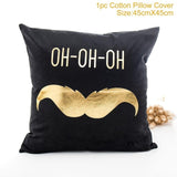 45x45cm Cotton Linen Merry Christmas Cover