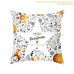 45x45cm Cotton Linen Merry Christmas Cover