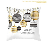 45x45cm Cotton Linen Merry Christmas Cover