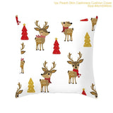 45x45cm Cotton Linen Merry Christmas Cover