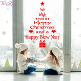 2020 Happy New Year Wall Window Christmas Stickers