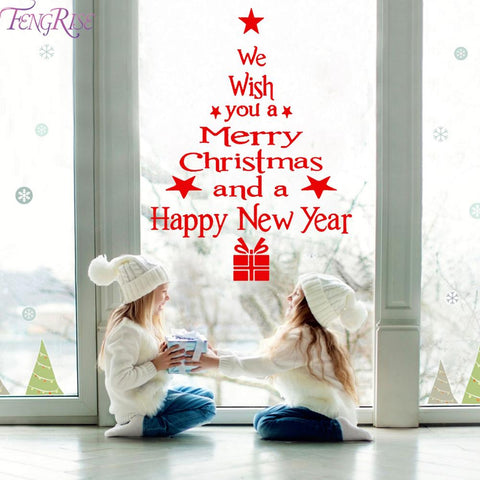 2020 Happy New Year Wall Window Christmas Stickers