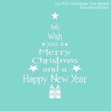 2020 Happy New Year Wall Window Christmas Stickers