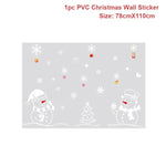 2020 Happy New Year Wall Window Christmas Stickers