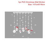 2020 Happy New Year Wall Window Christmas Stickers
