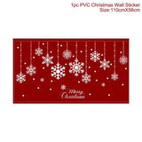 2020 Happy New Year Wall Window Christmas Stickers