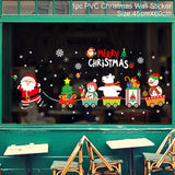 2020 Happy New Year Wall Window Christmas Stickers