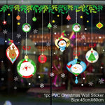 2020 Happy New Year Wall Window Christmas Stickers