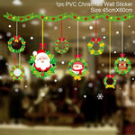 2020 Happy New Year Wall Window Christmas Stickers
