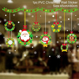 2020 Happy New Year Wall Window Christmas Stickers