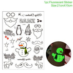 2020 Happy New Year Wall Window Christmas Stickers