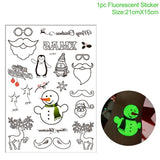 2020 Happy New Year Wall Window Christmas Stickers