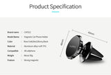 Universal 360° Car Phone Holder Magnetic Mount Stand For Cell Phone