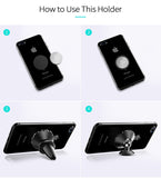 Universal 360° Car Phone Holder Magnetic Mount Stand For Cell Phone