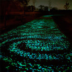50Pcs Glow in the Dark Garden Pebbles Glow Stones Rocks for Walkways