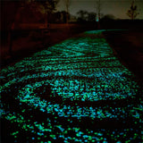 50Pcs Glow in the Dark Garden Pebbles Glow Stones Rocks for Walkways