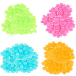 50Pcs Glow in the Dark Garden Pebbles Glow Stones Rocks for Walkways