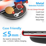 10W Fast Qi Wireless Charger For iPhone 8 Plus X XS MAX XR & S8 Note 8