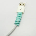 10pcs Spiral Cable Protect Data Line tpu Bobbin Winder Accessories
