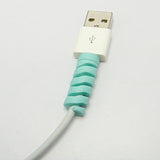 10pcs Spiral Cable Protect Data Line tpu Bobbin Winder Accessories