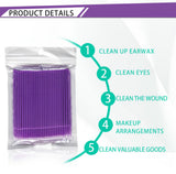 100pcs/lot Micro Make Up Brushes Eyelash Extension Eye