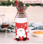 Santa Claus Wine Bottle Cover Christmas Decorations For Home 2019