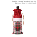 Santa Claus Wine Bottle Cover Christmas Decorations For Home 2019