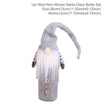 Santa Claus Wine Bottle Cover Christmas Decorations For Home 2019