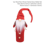 Santa Claus Wine Bottle Cover Christmas Decorations For Home 2019