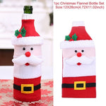 Santa Claus Wine Bottle Cover Christmas Decorations For Home 2019