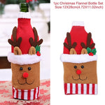 Santa Claus Wine Bottle Cover Christmas Decorations For Home 2019