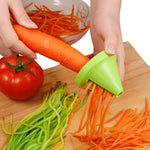 Vegetable Fruit Slicer Funnel Model Spiral Cutter Stainless Steel