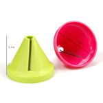 Vegetable Fruit Slicer Funnel Model Spiral Cutter Stainless Steel