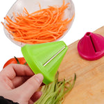 Vegetable Fruit Slicer Funnel Model Spiral Cutter Stainless Steel