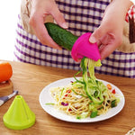 Vegetable Fruit Slicer Funnel Model Spiral Cutter Stainless Steel