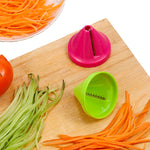 Vegetable Fruit Slicer Funnel Model Spiral Cutter Stainless Steel