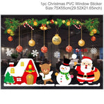 2020 Happy New Year Wall Window Christmas Stickers