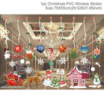 2020 Happy New Year Wall Window Christmas Stickers