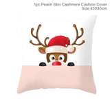 45x45cm Cotton Linen Merry Christmas Cover