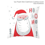 45x45cm Cotton Linen Merry Christmas Cover