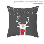 45x45cm Cotton Linen Merry Christmas Cover