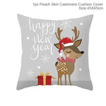 45x45cm Cotton Linen Merry Christmas Cover