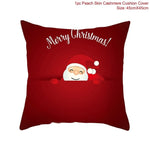 45x45cm Cotton Linen Merry Christmas Cover