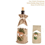 Santa Claus Christmas Flannel Carpet Merry Christmas Decoration