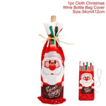 Santa Claus Christmas Flannel Carpet Merry Christmas Decoration