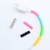 10pcs Spiral Cable Protect Data Line tpu Bobbin Winder Accessories
