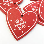 10PCs 5cm Wooden Christmas Tree Toys Articles